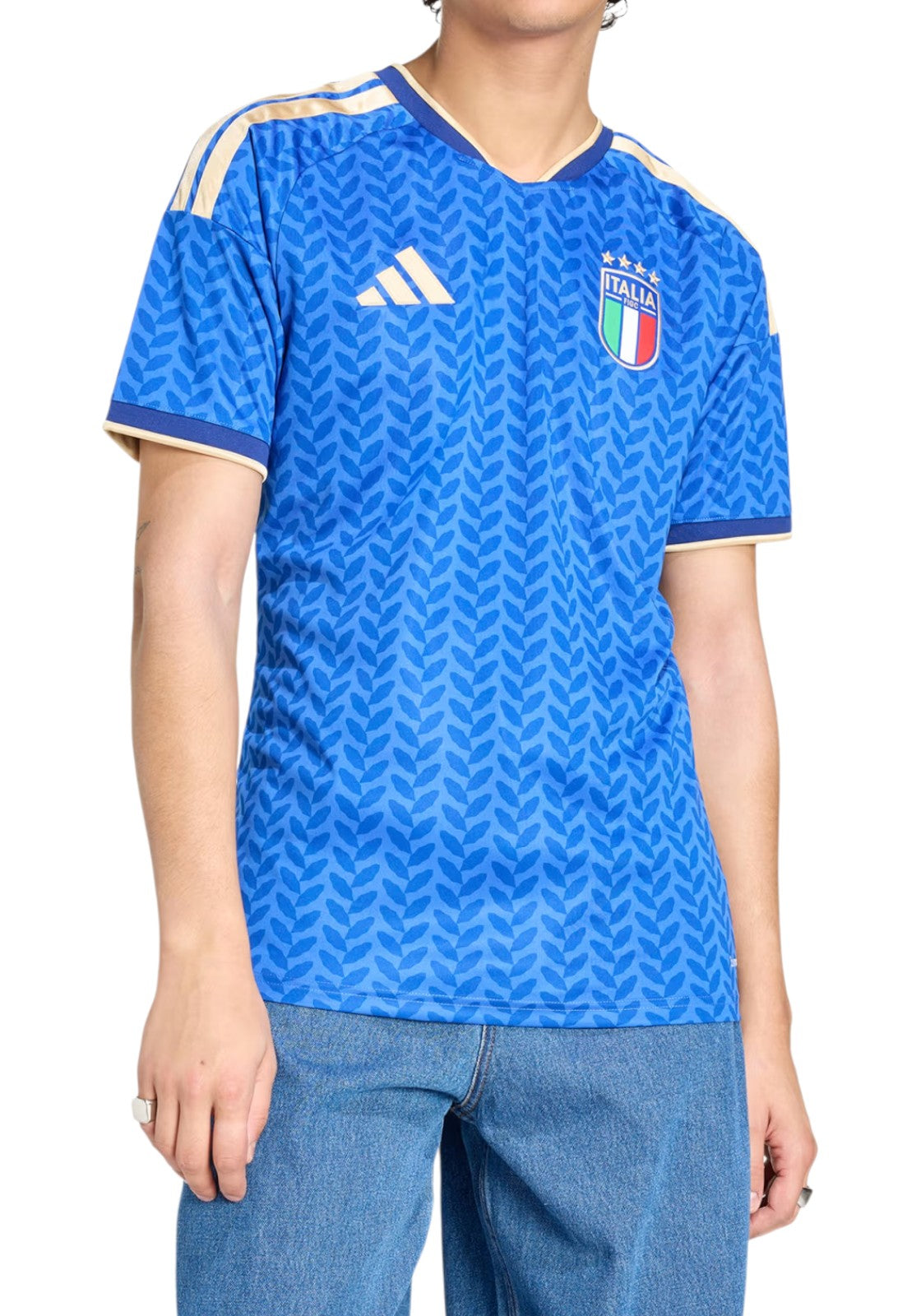 T-SHIRT E CANOTTE Azzurro/oro Adidas