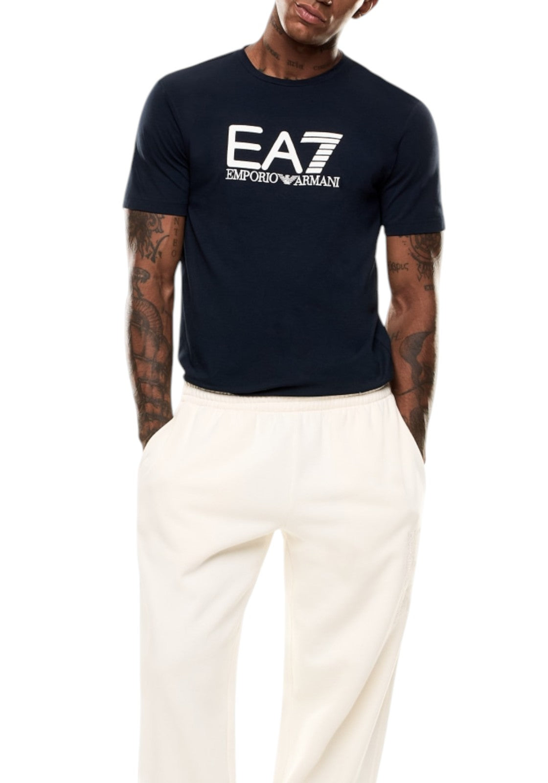 T-SHIRT E CANOTTE Blu/bianco Ea7