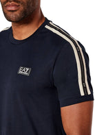 T-SHIRT E CANOTTE Blu/panna Ea7