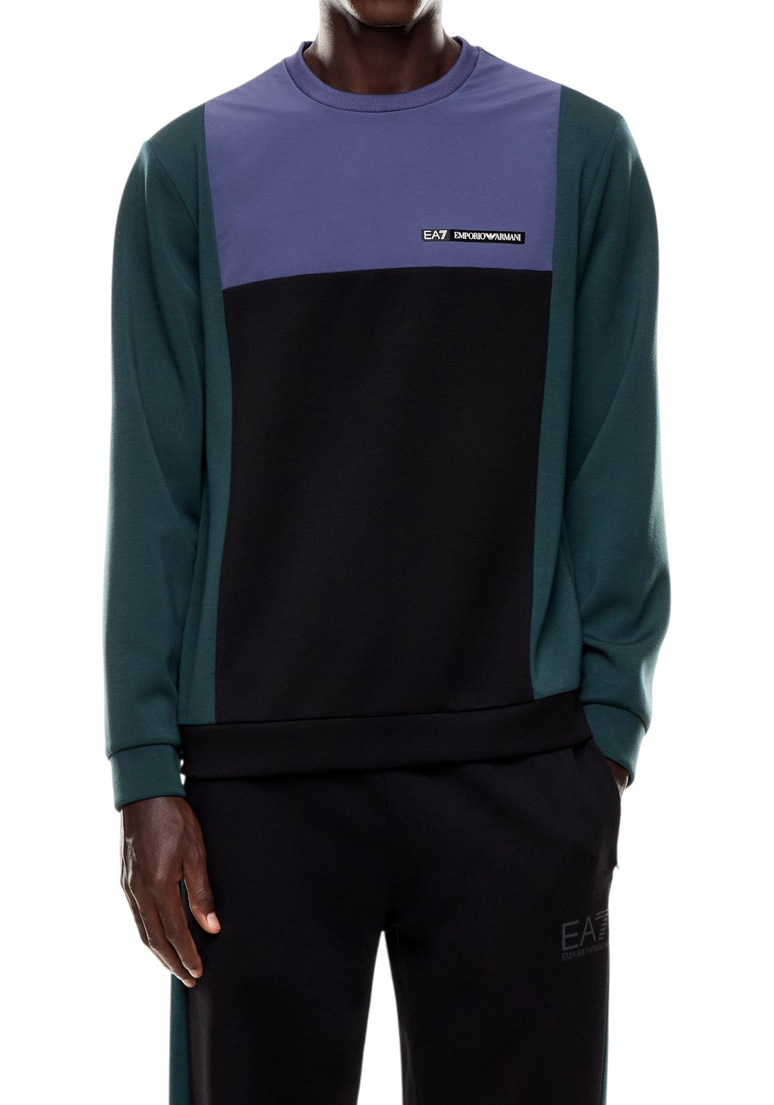 FELPE Nero/verde Ea7