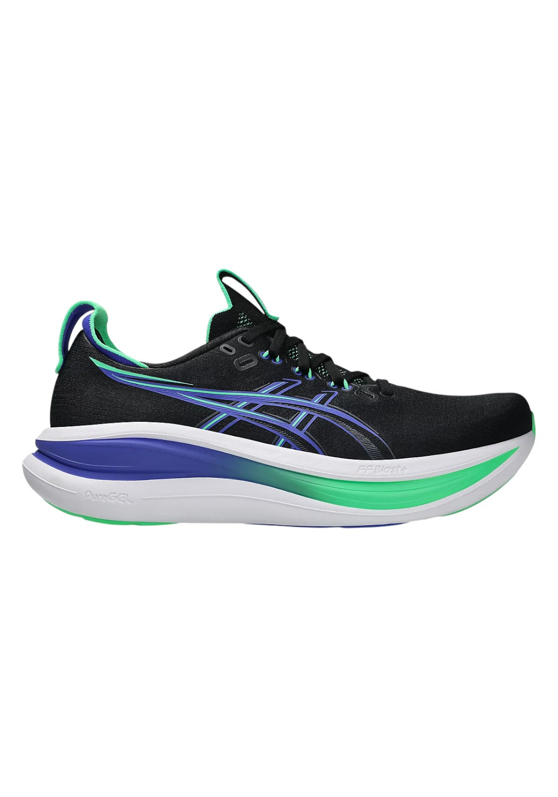 SCARPE Nero/verde Asics