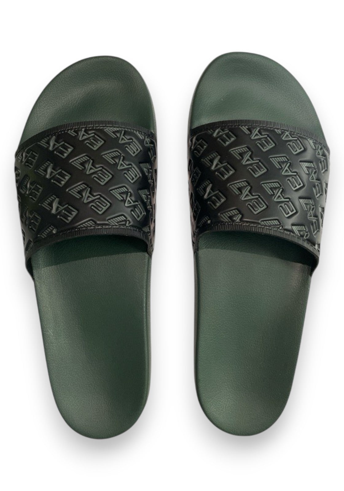 CIABATTE-INFRADITO Nero/verde Ea7