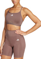 TOP PALESTRA Marrone Adidas