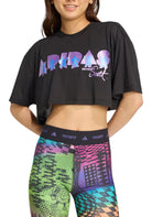 T-SHIRT E CANOTTE Nero/viola Adidas