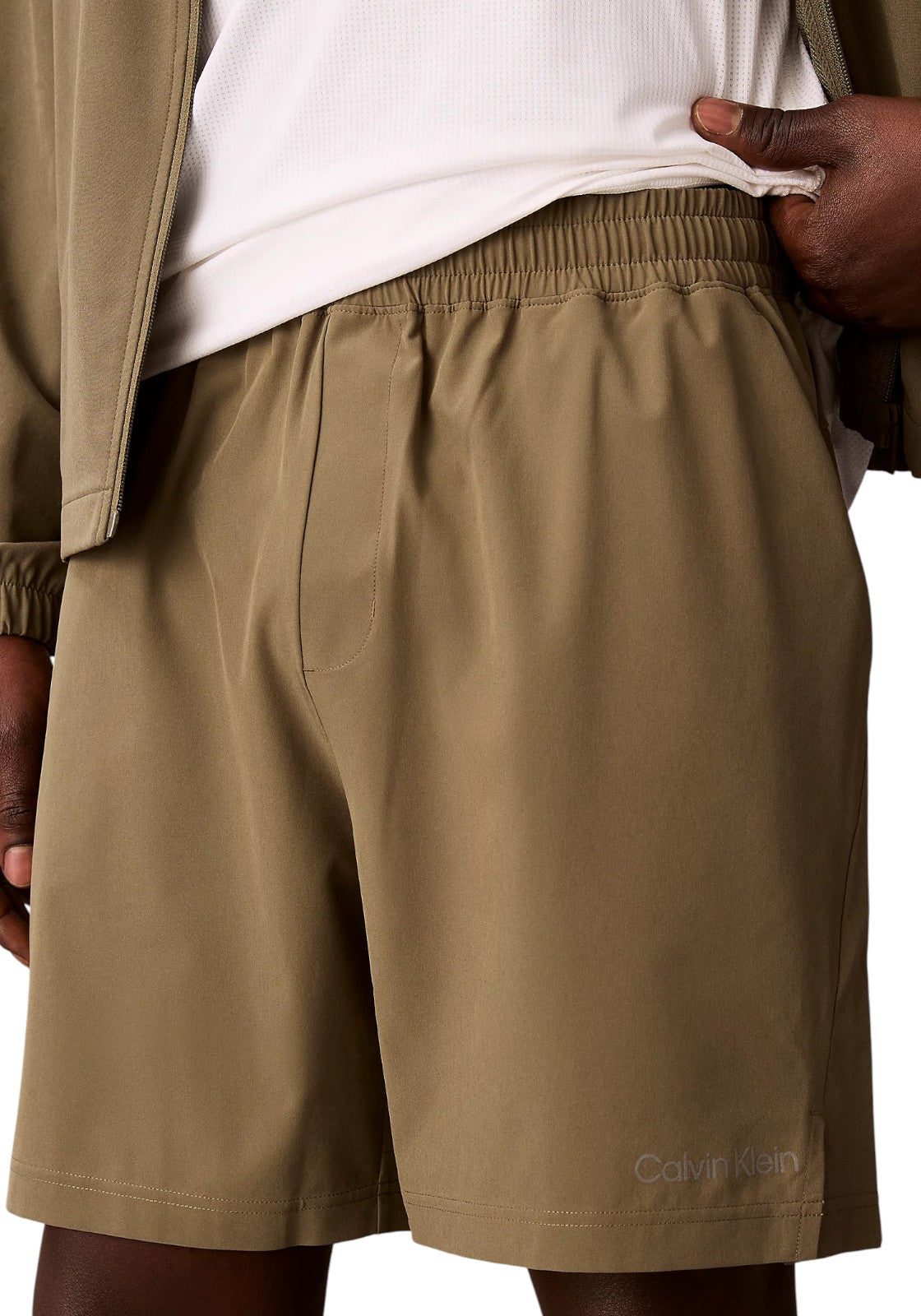 PANTALONCINI Verde Militare Calvin Klein