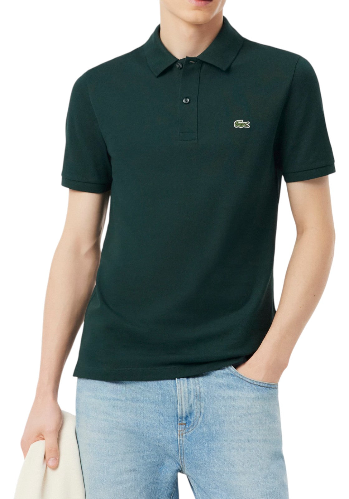 MAGLIONI E POLO Verde Bottiglia Lacoste