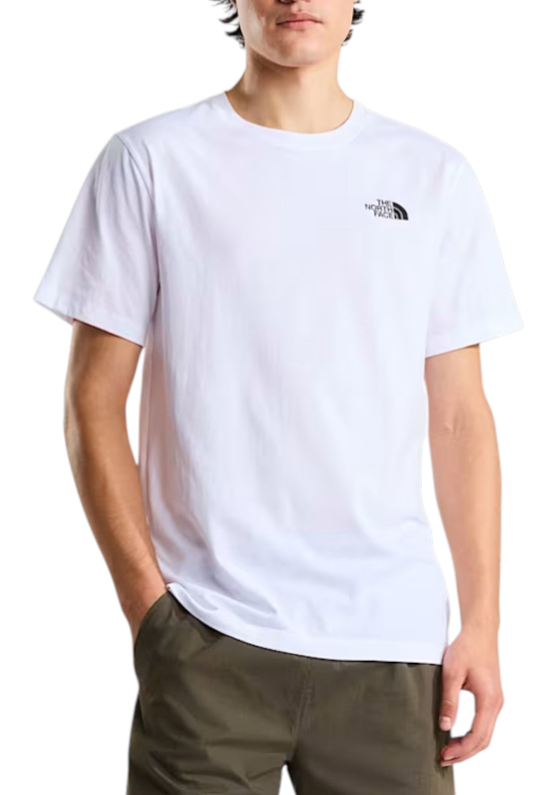 T-SHIRT E CANOTTE Bianco/nero The North Face