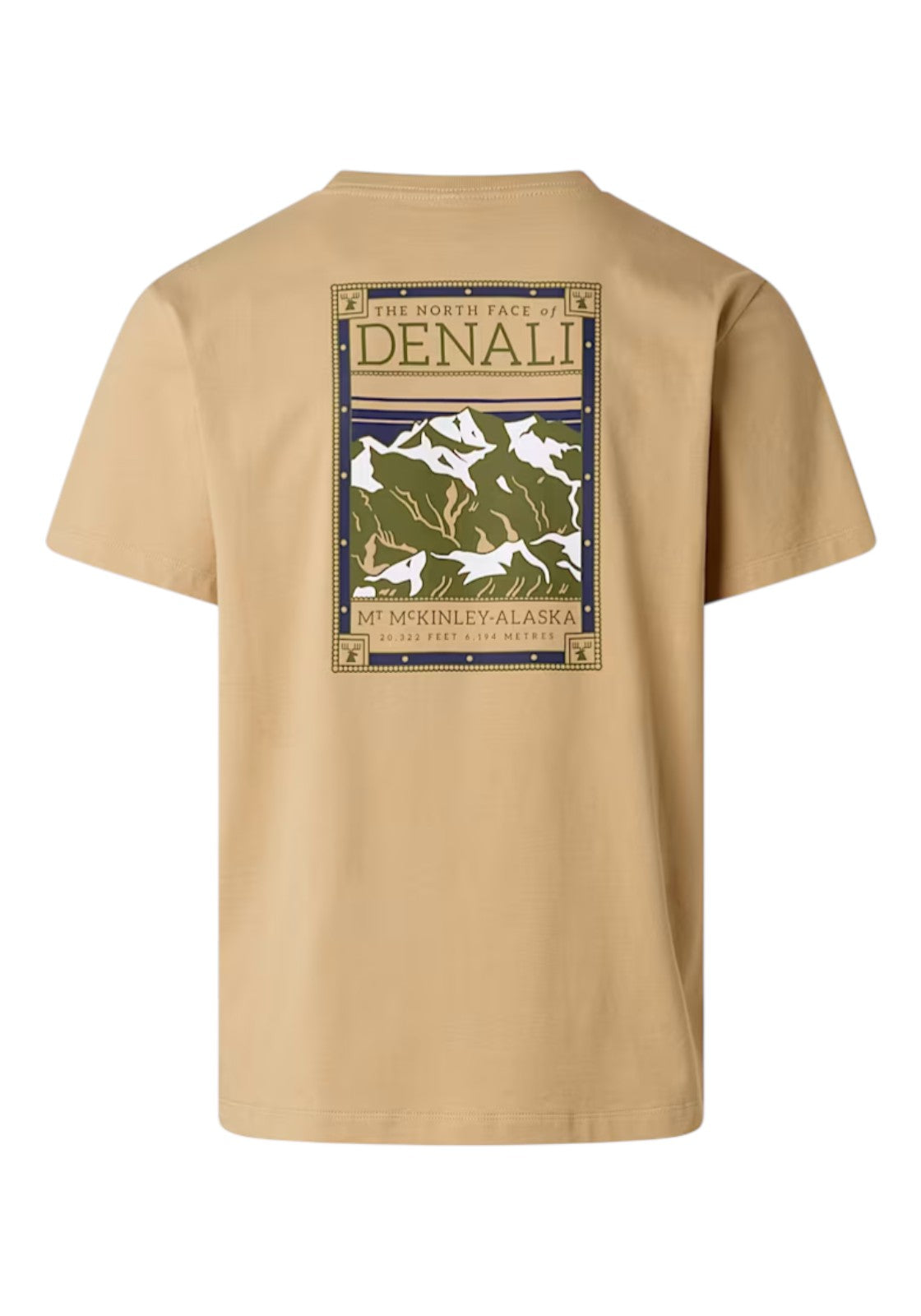 T-SHIRT E CANOTTE Beige/verde The North Face