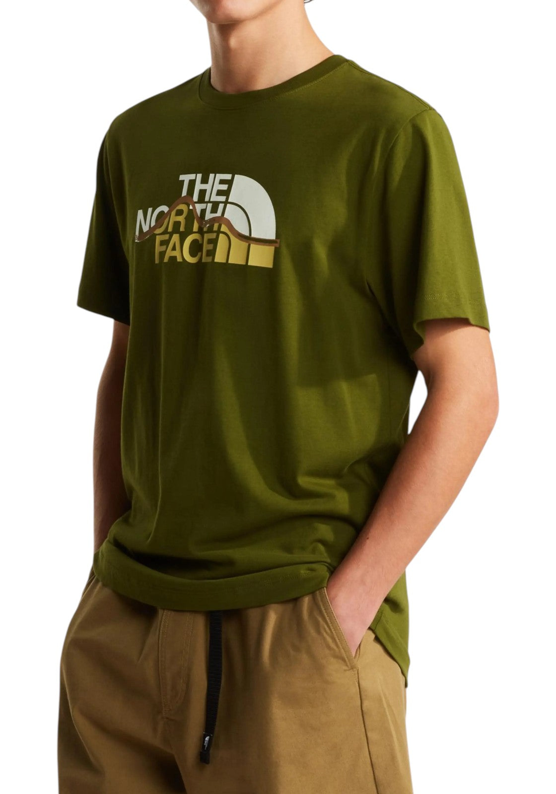 T-SHIRT E CANOTTE Verde/beige The North Face