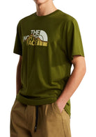 T-SHIRT E CANOTTE Verde/beige The North Face