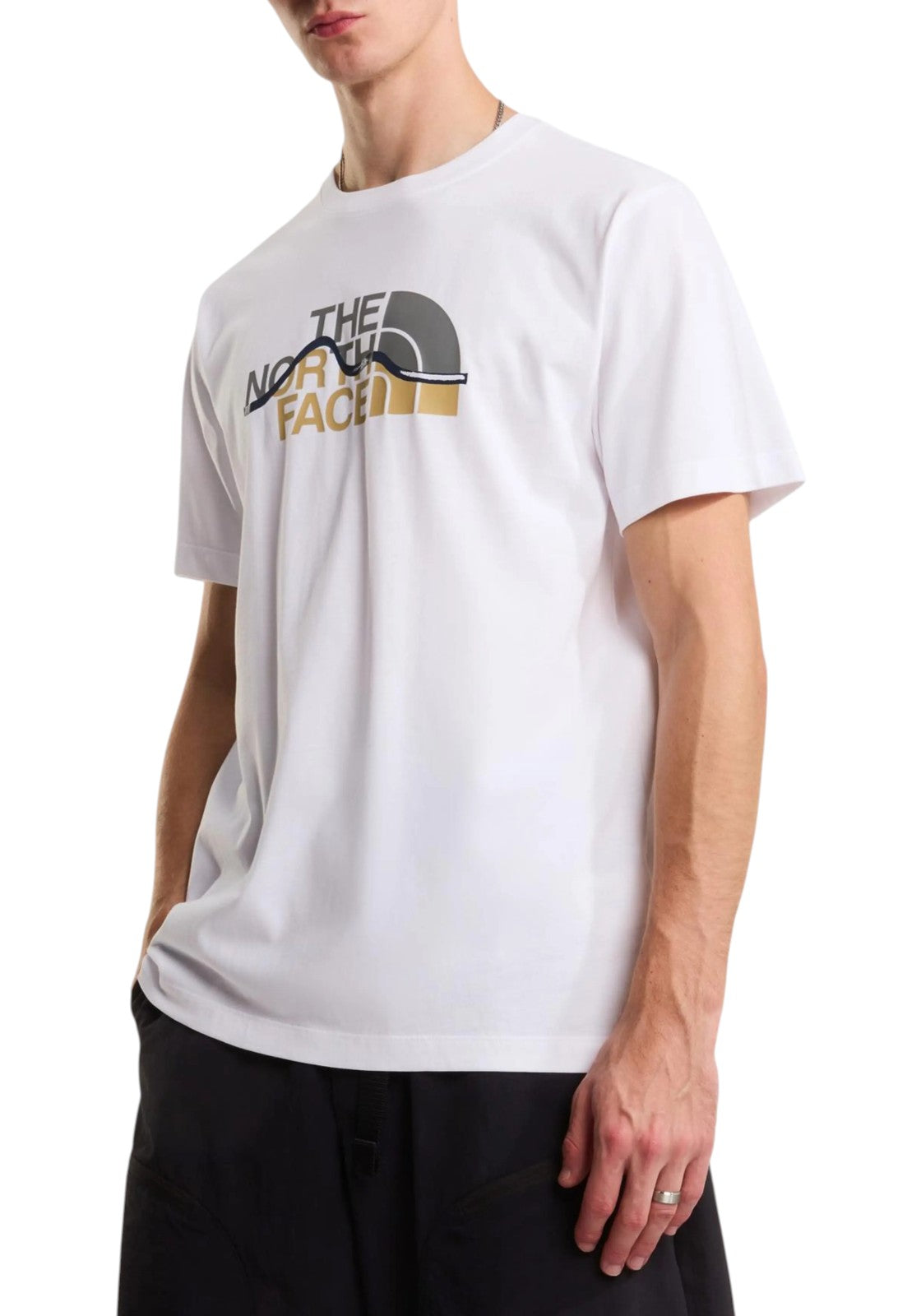 T-SHIRT E CANOTTE Bianco/grigio The North Face