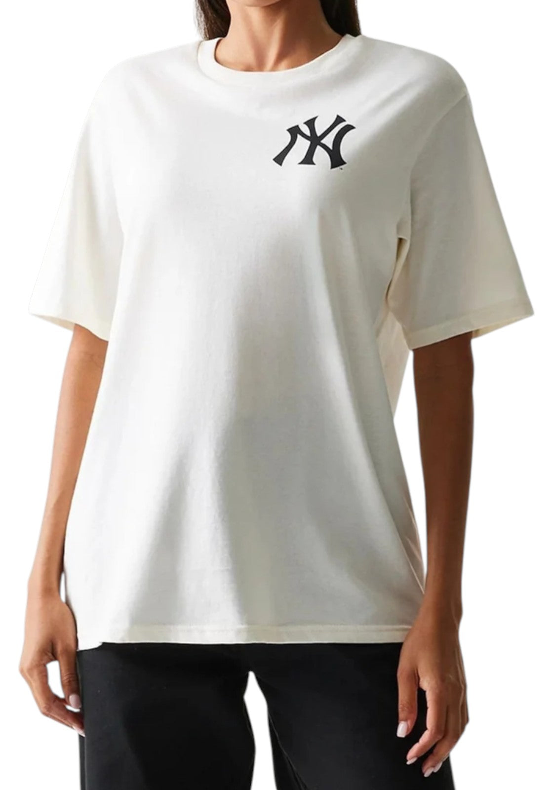 T-SHIRT E CANOTTE Panna/nero New Era