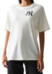 T-SHIRT E CANOTTE Panna/nero New Era
