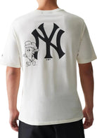 T-SHIRT E CANOTTE Panna/nero New Era