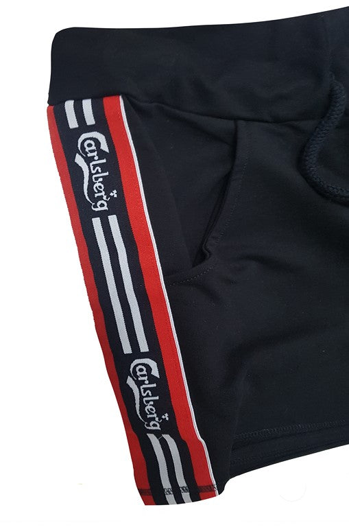 PANTALONCINI Nero/rosso Carlsberg