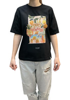 T-SHIRT E CANOTTE Nero/arancio Cafenoir