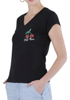 T-SHIRT E CANOTTE Nero/rosso Cafenoir
