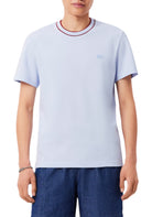 T-SHIRT E CANOTTE Celeste/bordeaux Lacoste
