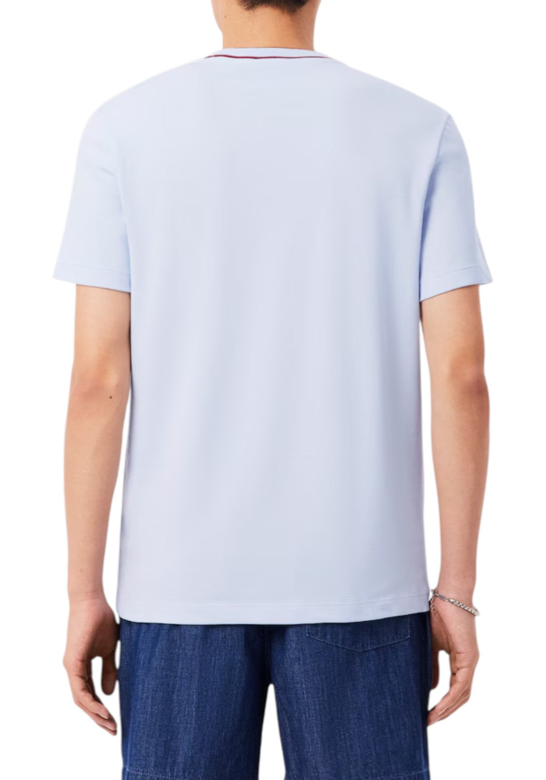 T-SHIRT E CANOTTE Celeste/bordeaux Lacoste