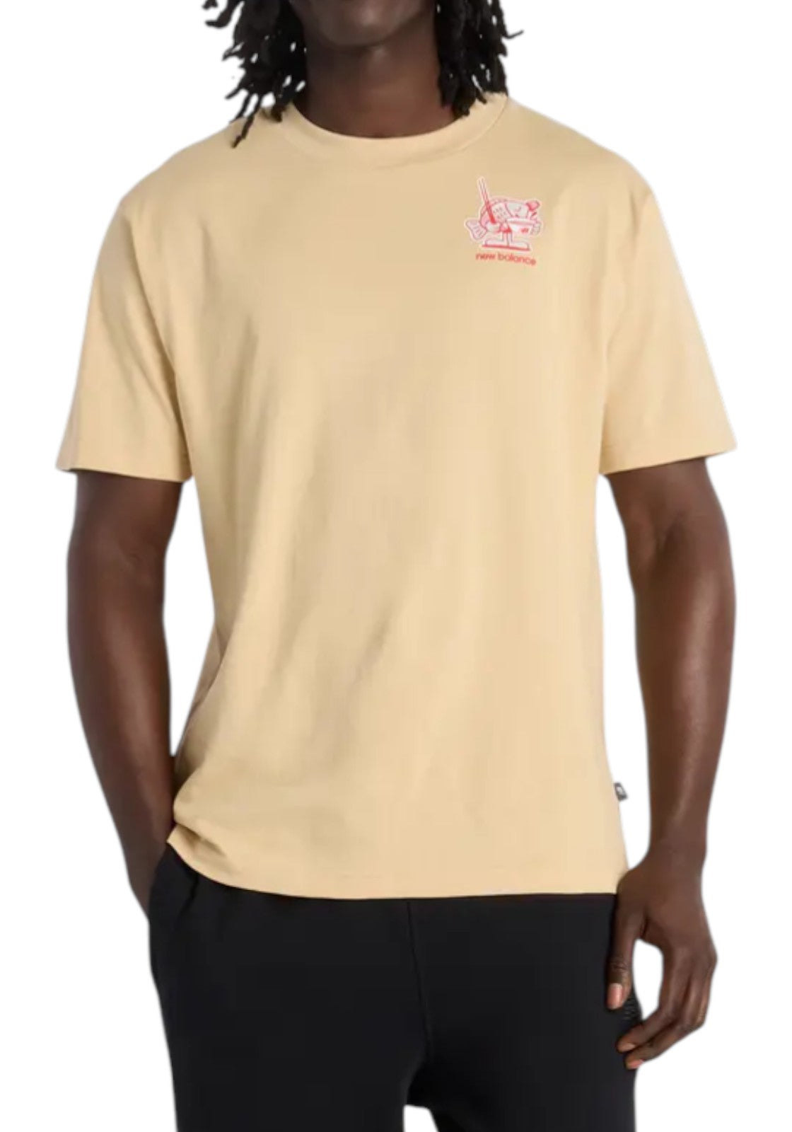 T-SHIRT E CANOTTE Beige/rosso New Balance