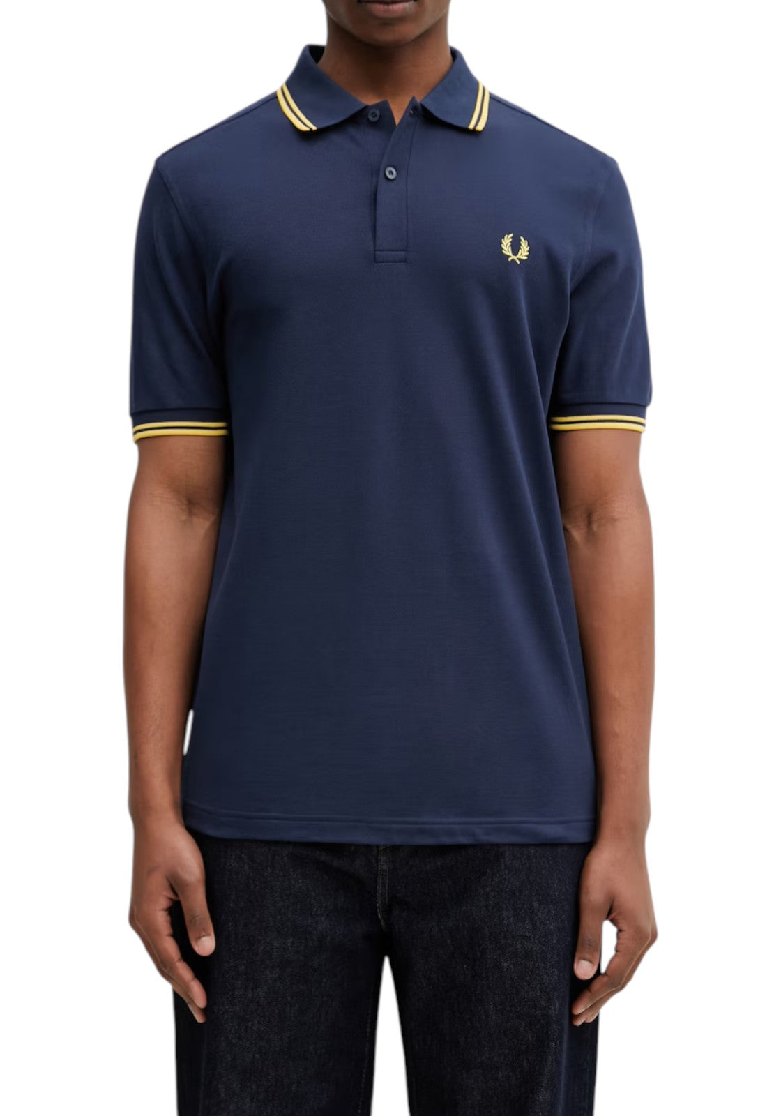 MAGLIONI E POLO Blu/giallo Fred Perry