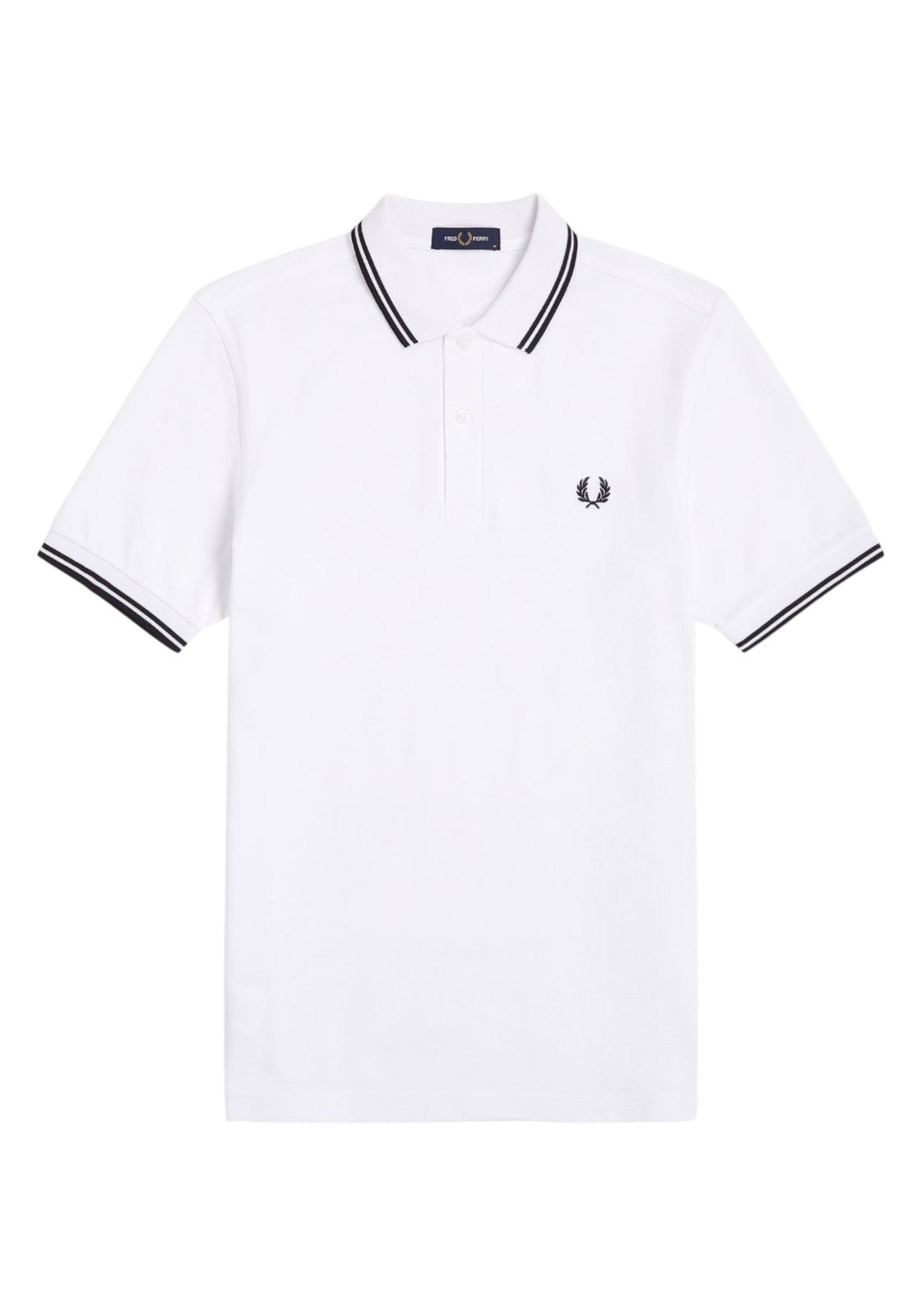 MAGLIONI E POLO Bianco/nero Fred Perry