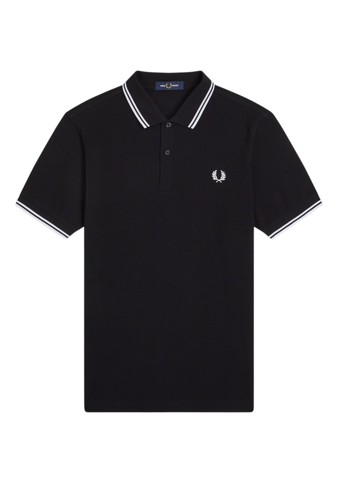 MAGLIONI E POLO Nero/bianco Fred Perry