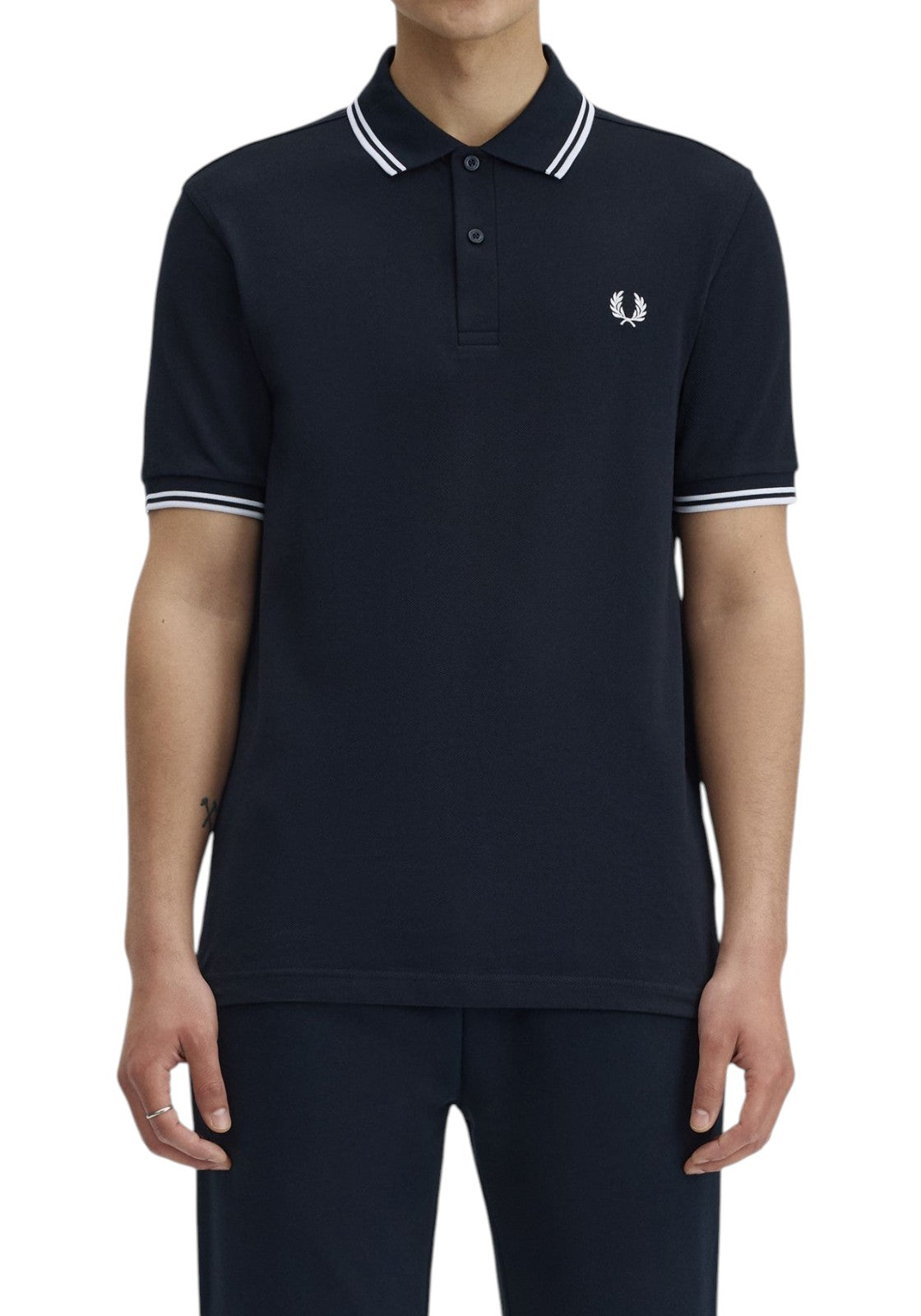 MAGLIONI E POLO Blu/bianco Fred Perry