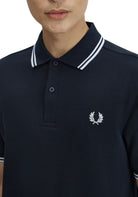 MAGLIONI E POLO Blu/bianco Fred Perry