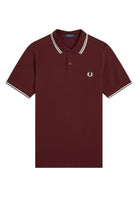 MAGLIONI E POLO Bordeaux/bianco Fred Perry