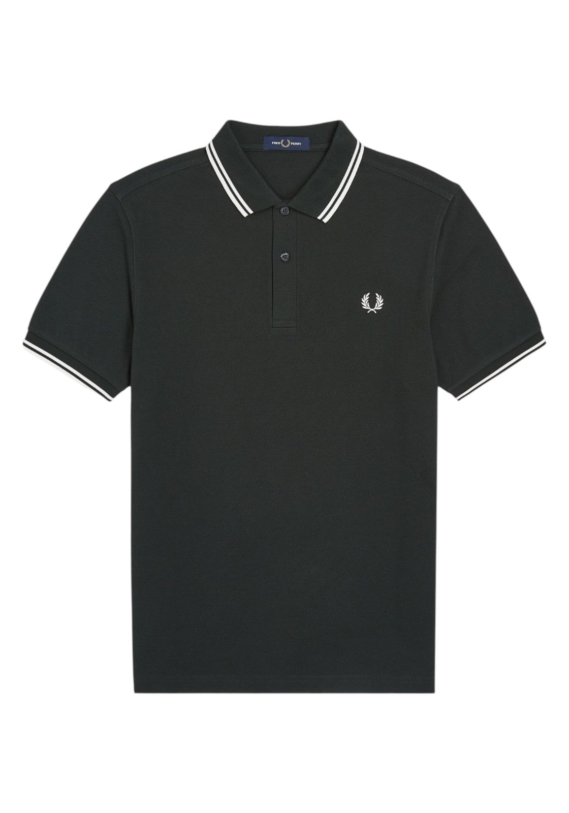MAGLIONI E POLO Verde/bianco Fred Perry