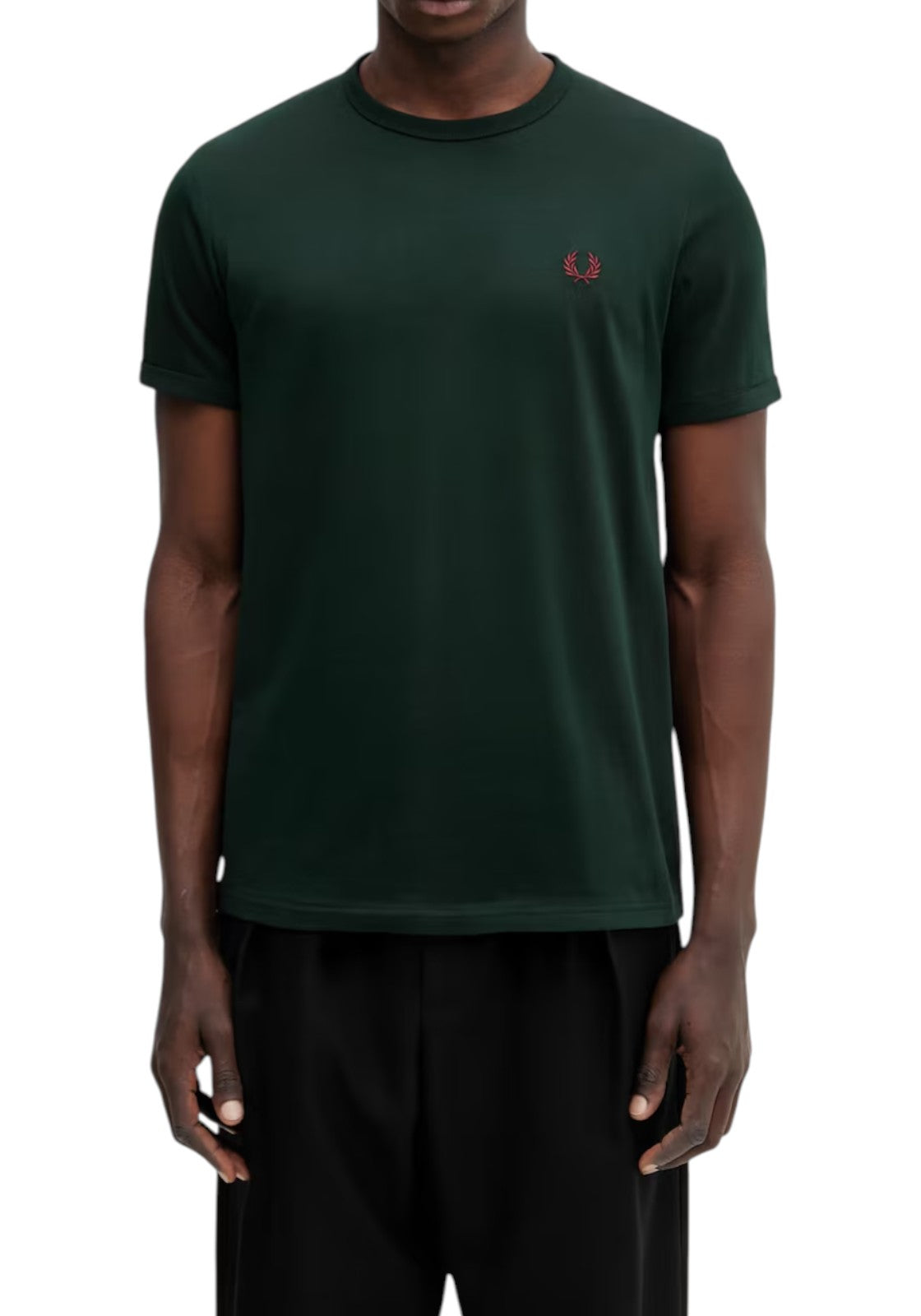 T-SHIRT E CANOTTE Verde Bottiglia Fred Perry
