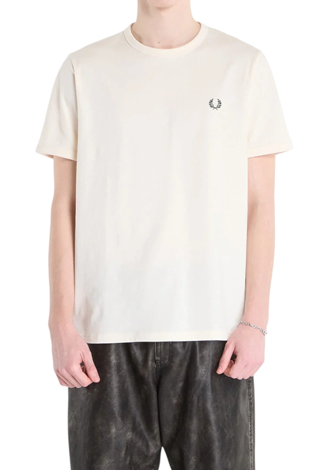 T-SHIRT E CANOTTE Ecru Fred Perry