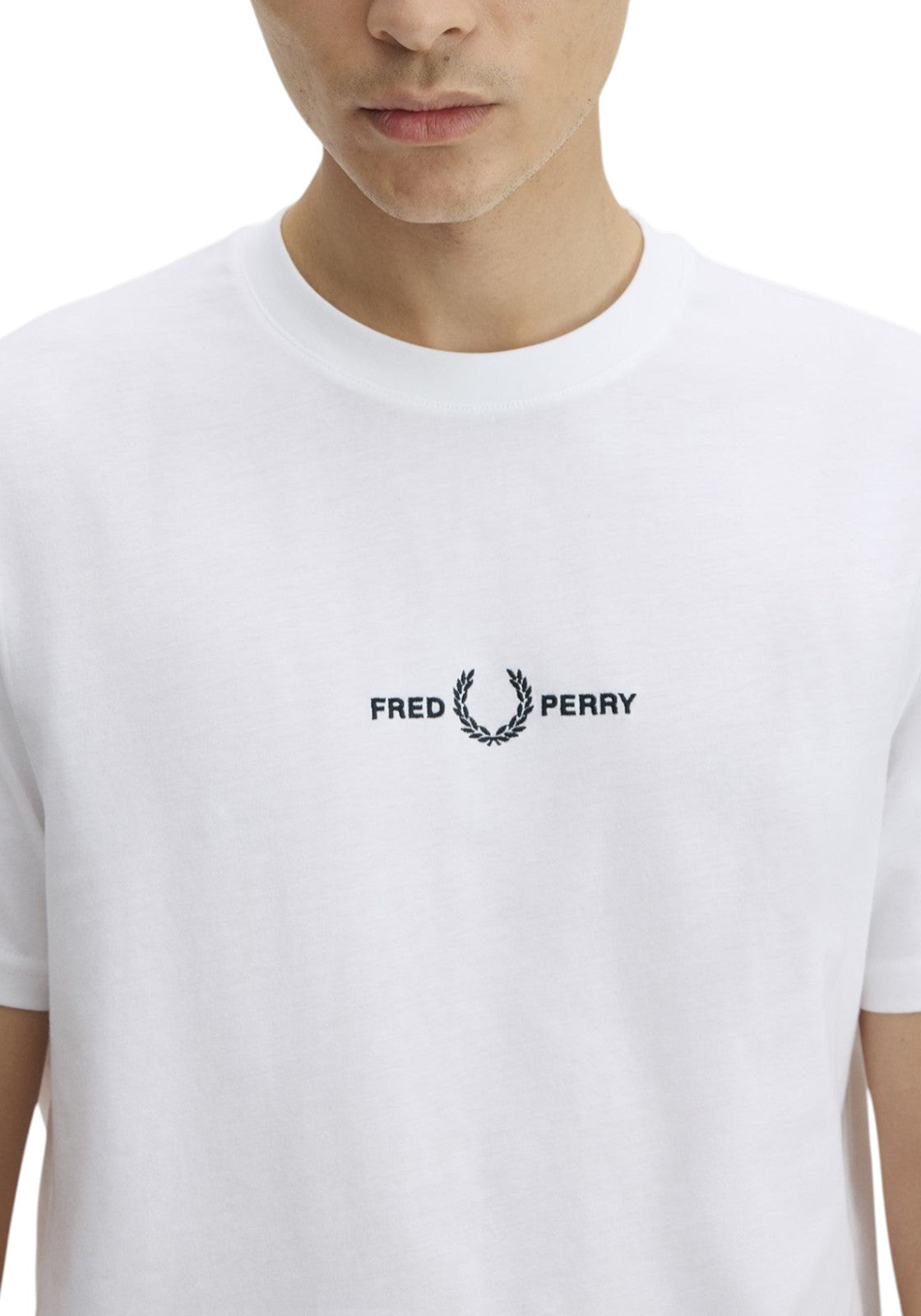 T-SHIRT E CANOTTE Bianco/blu Fred Perry