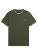T-SHIRT E CANOTTE Verde/giallo Fred Perry