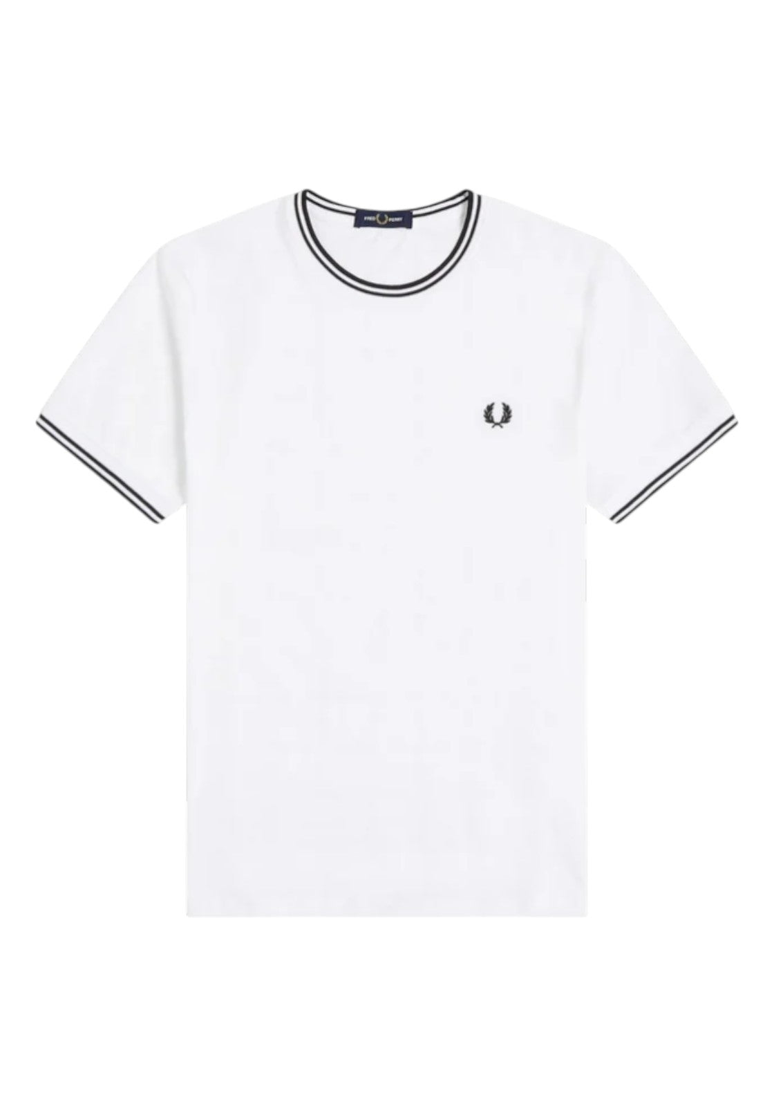 T-SHIRT E CANOTTE Bianco/nero Fred Perry