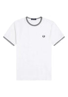 T-SHIRT E CANOTTE Bianco/nero Fred Perry