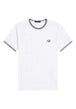 T-SHIRT E CANOTTE Bianco/nero Fred Perry