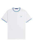 T-SHIRT E CANOTTE Bianco/verde Fred Perry