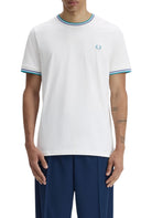 T-SHIRT E CANOTTE Bianco/verde Fred Perry