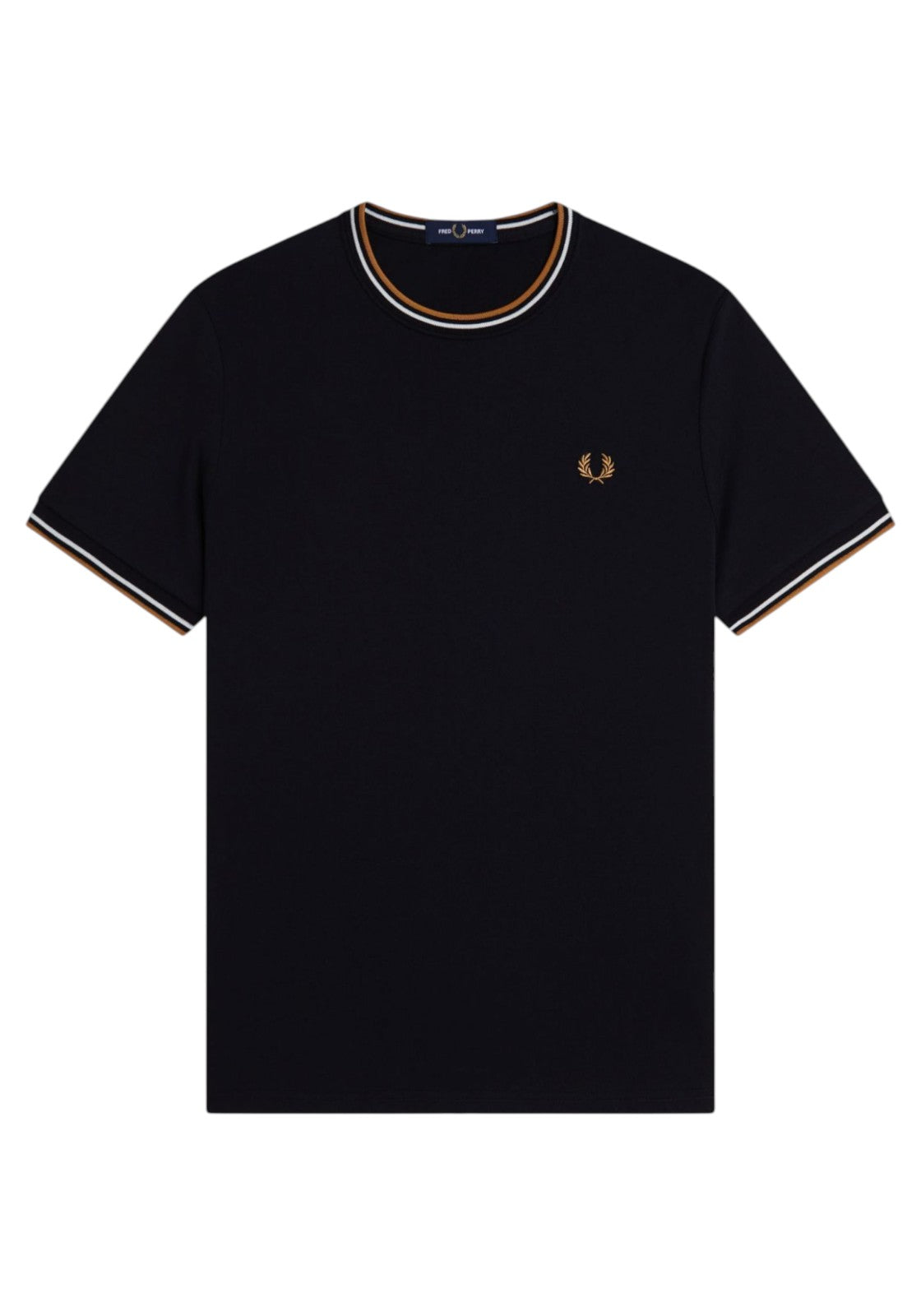 T-SHIRT E CANOTTE Nero/marrone Fred Perry