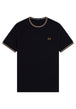 T-SHIRT E CANOTTE Nero/marrone Fred Perry