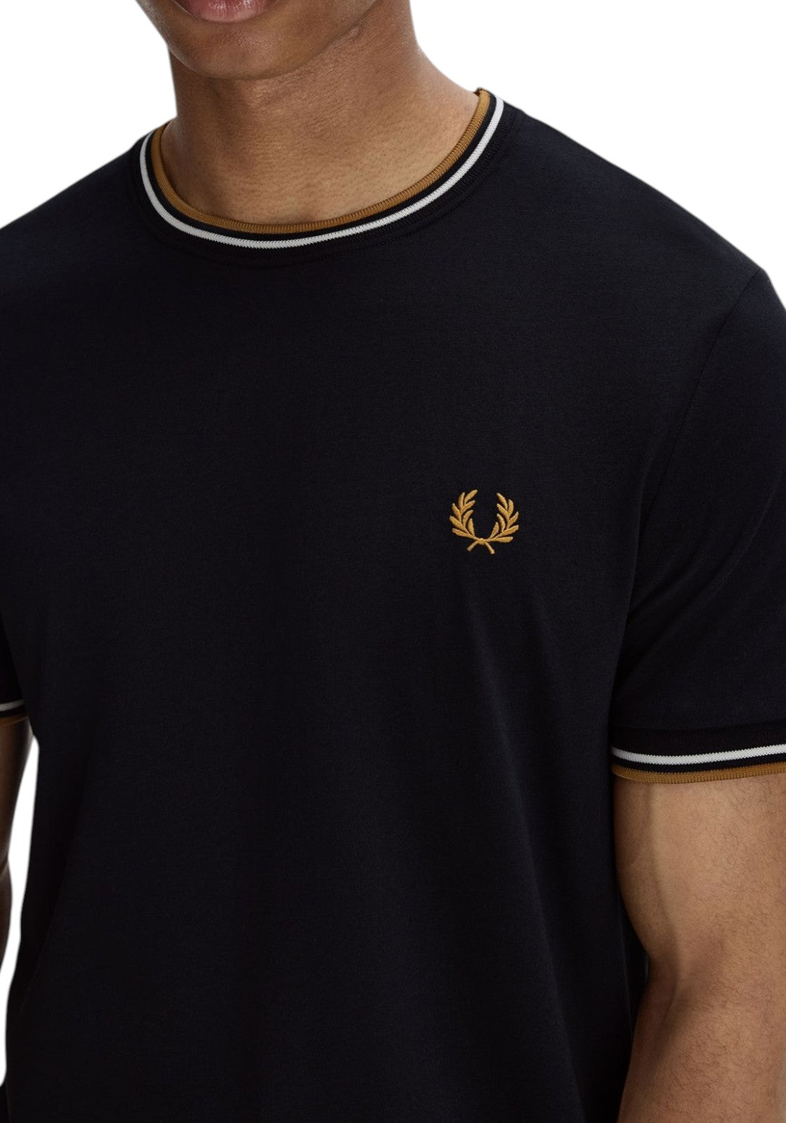 T-SHIRT E CANOTTE Nero/marrone Fred Perry