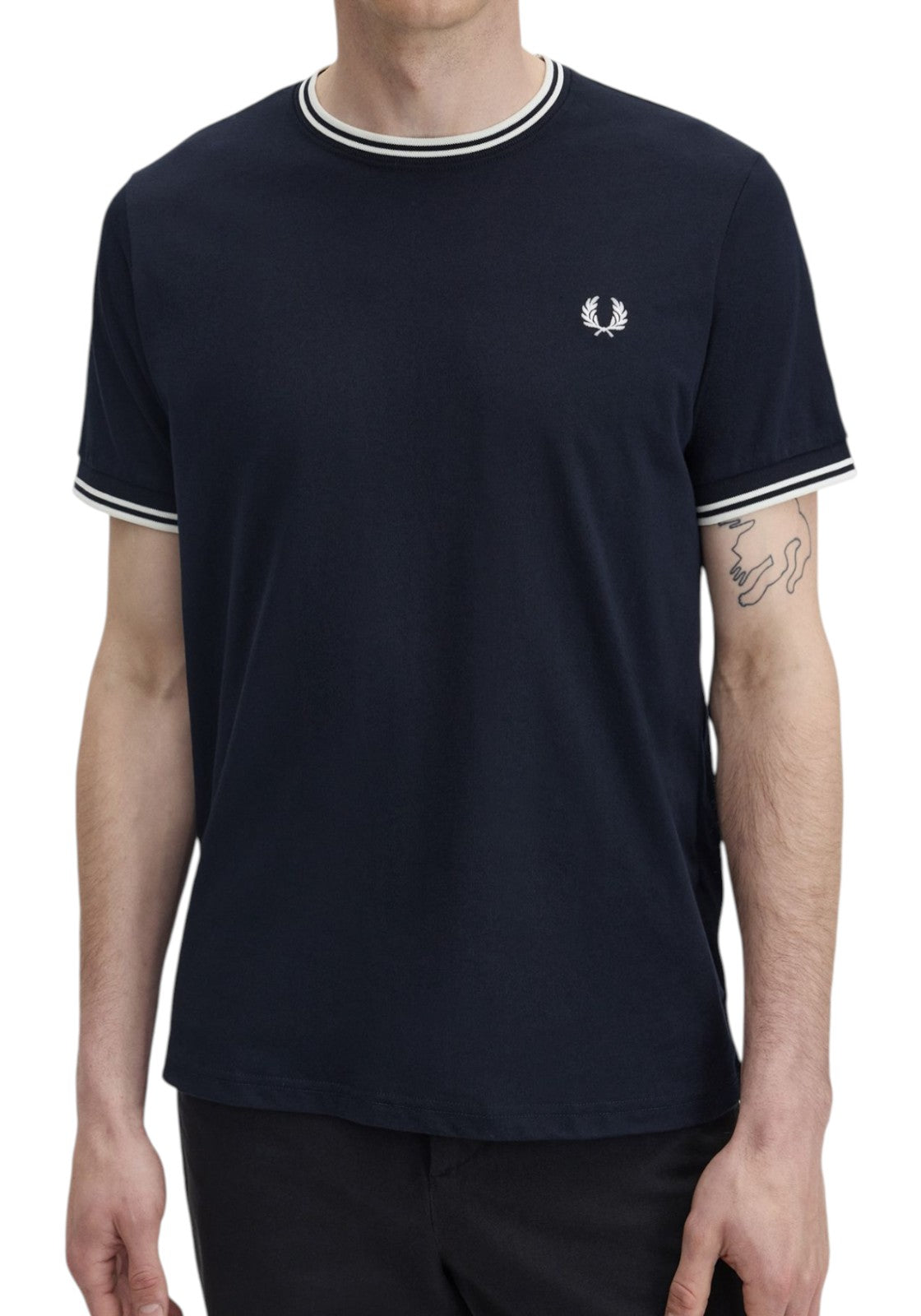 T-SHIRT E CANOTTE Blu/bianco Fred Perry