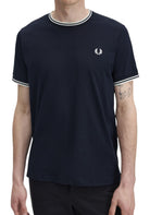 T-SHIRT E CANOTTE Blu/bianco Fred Perry