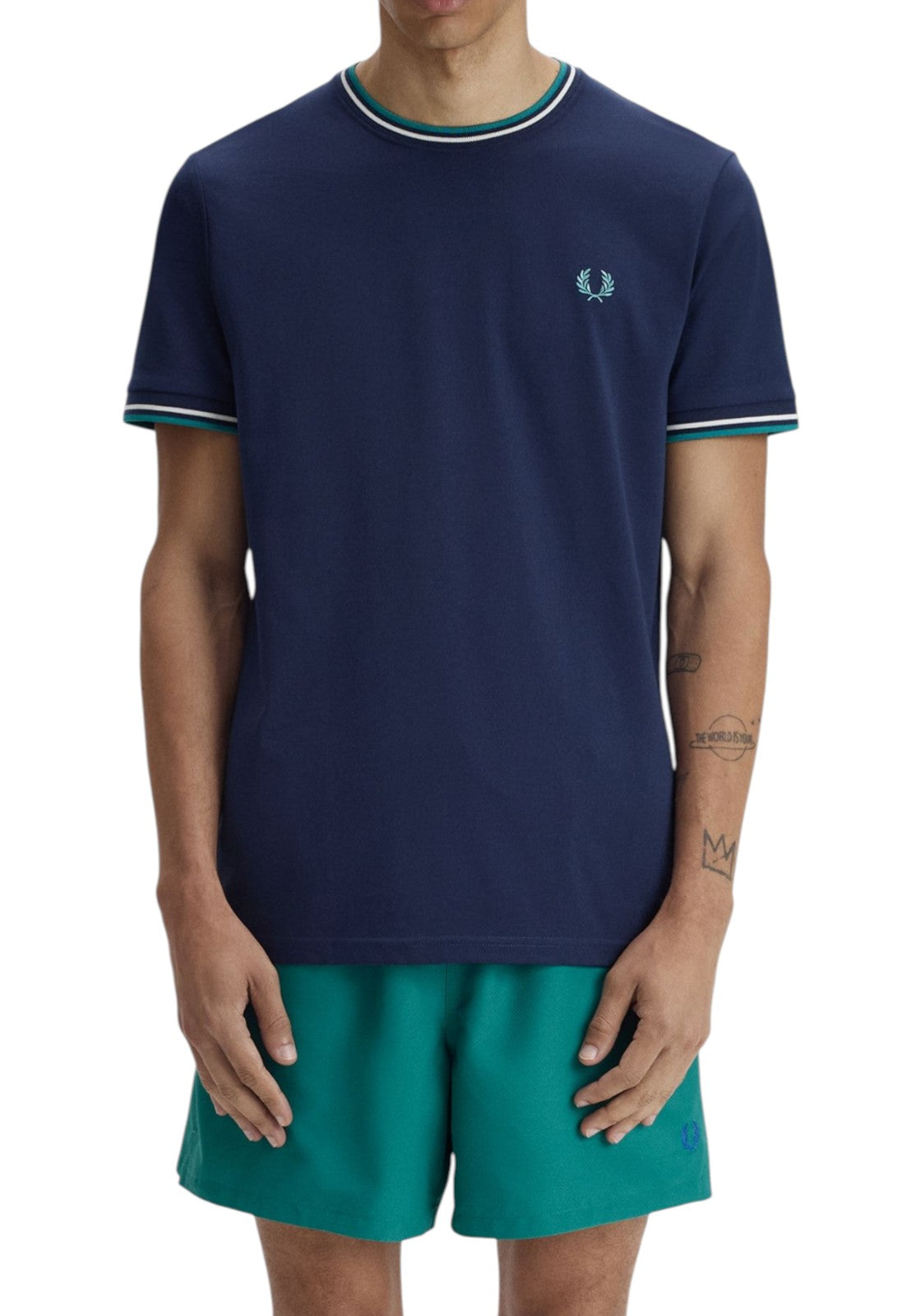 T-SHIRT E CANOTTE Blu/petrolio Fred Perry