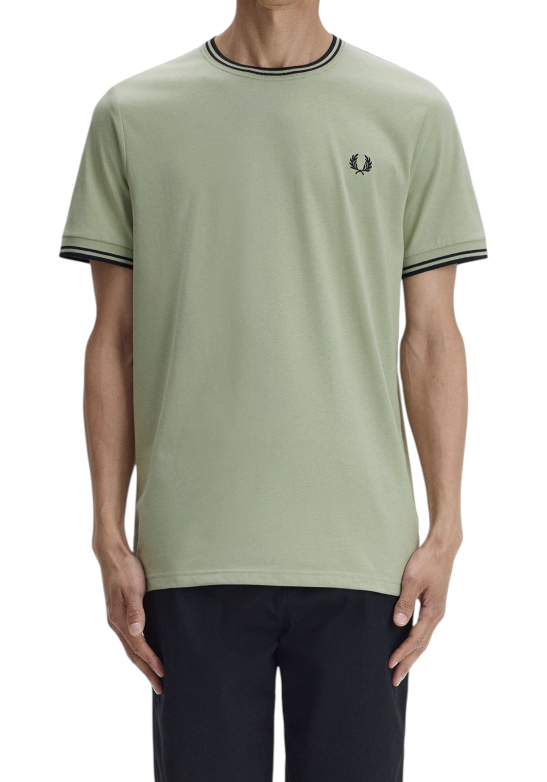 T-SHIRT E CANOTTE Verde/nero Fred Perry