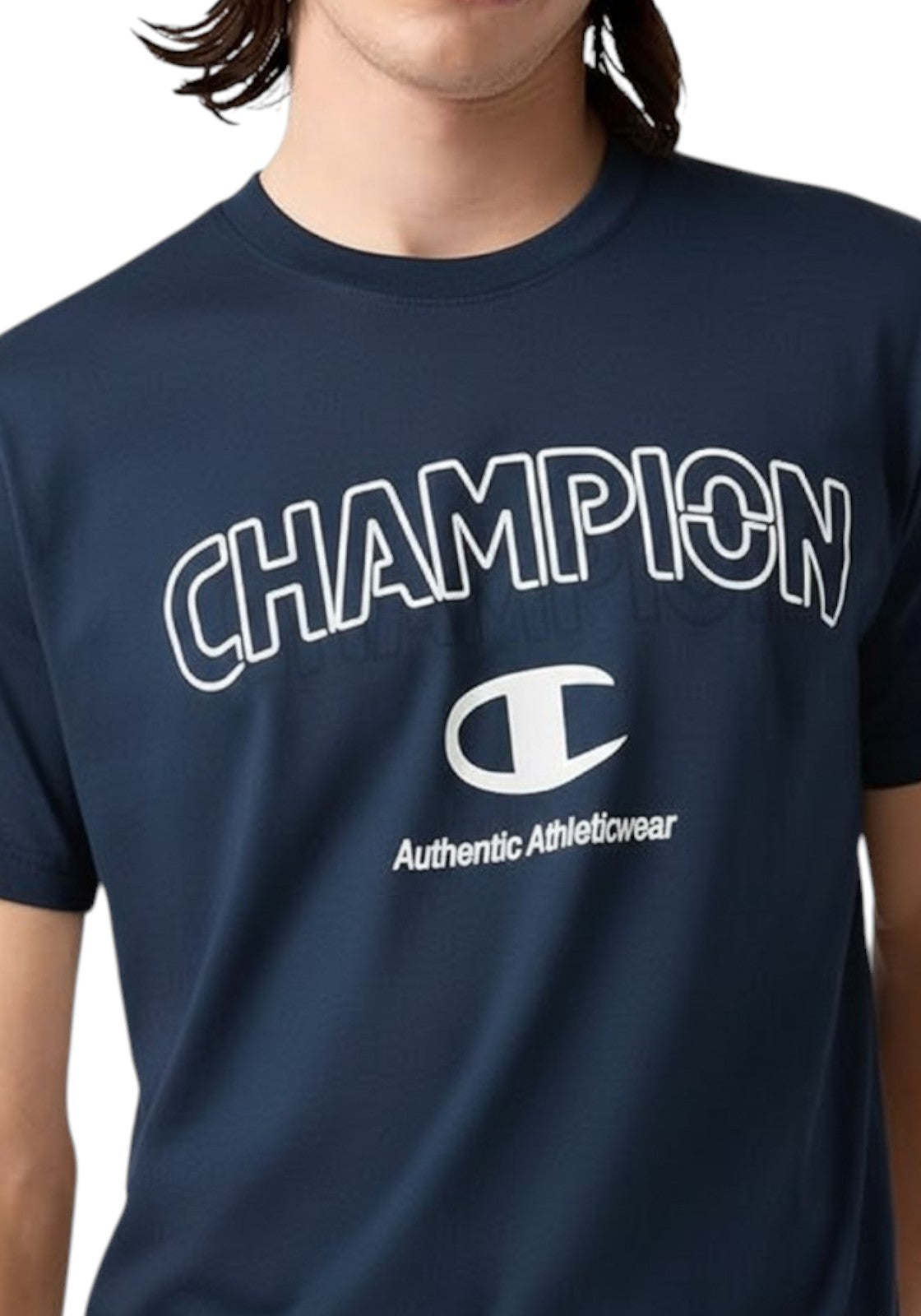 T-SHIRT E CANOTTE Blu/bianco Champion