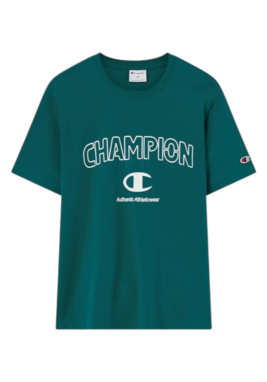 T-SHIRT E CANOTTE Verde/bianco Champion