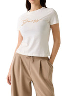 T-SHIRT E CANOTTE Panna/beige Guess